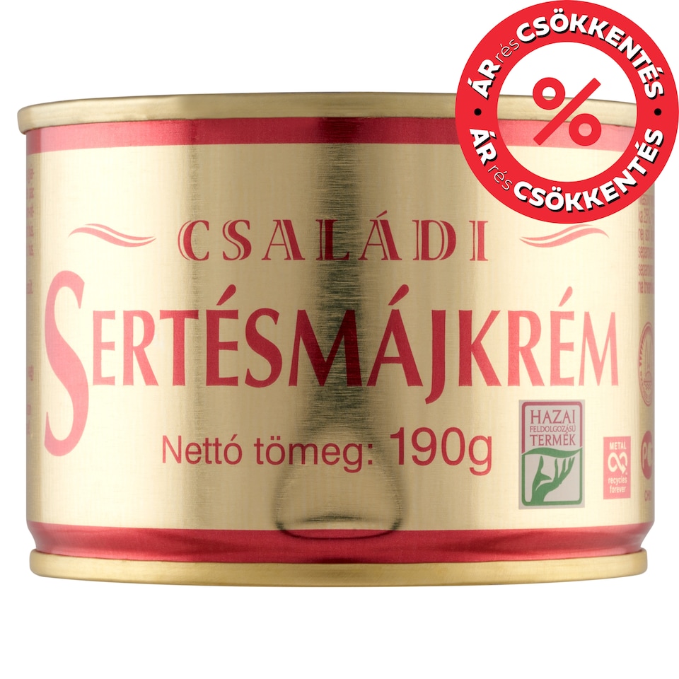 Családi sertésmájkrém 190 g