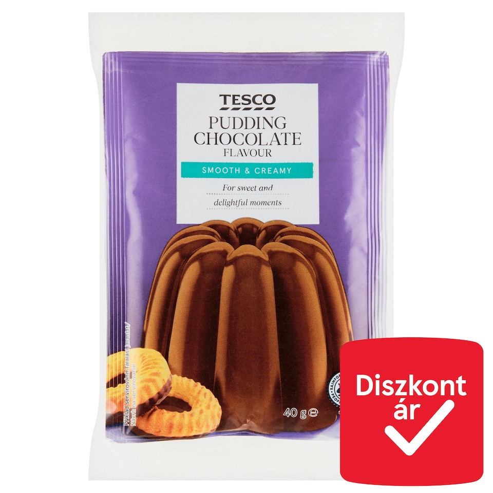 Tesco csokoládéízű pudingpor 3 x 40 g