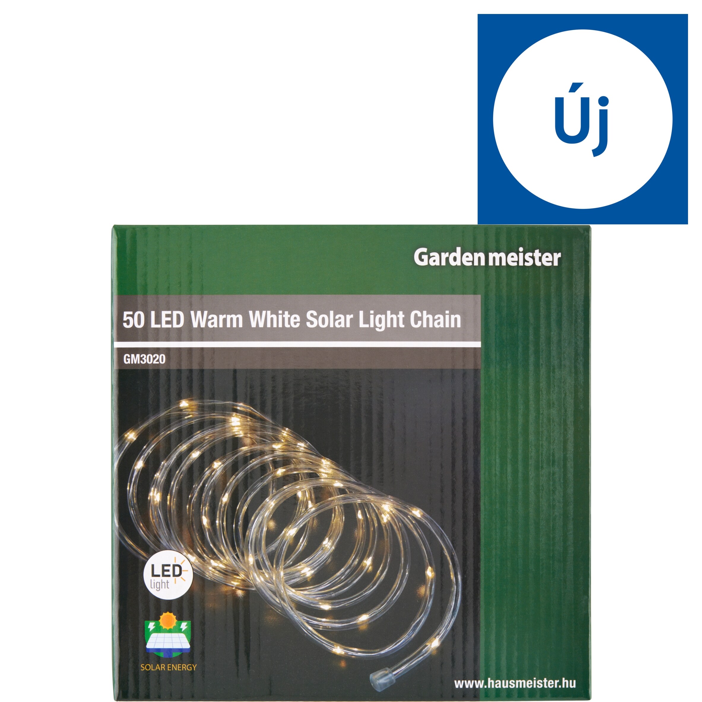 Garden meister GM3020 50 LED Warm White Solar Light Chain - Tesco Groceries