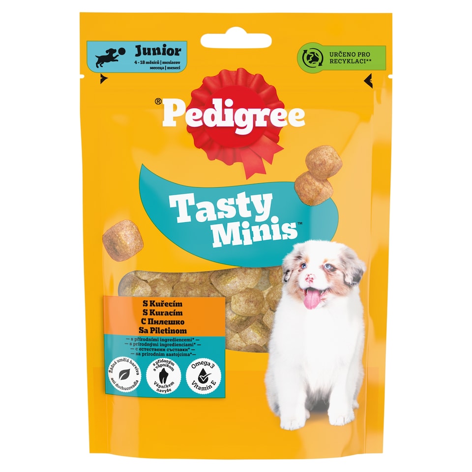 Pedigree Tasty Minis Junior with Chicken 125g