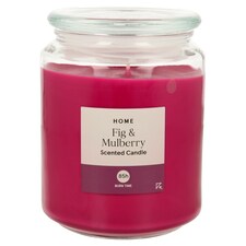 Tesco 538G Scented Candle Fig & Mulberry