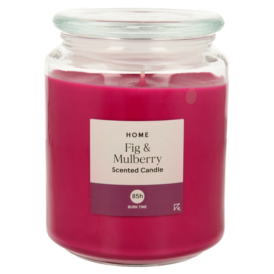 Tesco 538G Scented Candle Fig & Mulberry