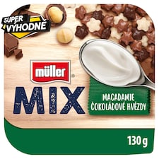 Müller Mix Jogurt s čokoládovými hvězdami 130g