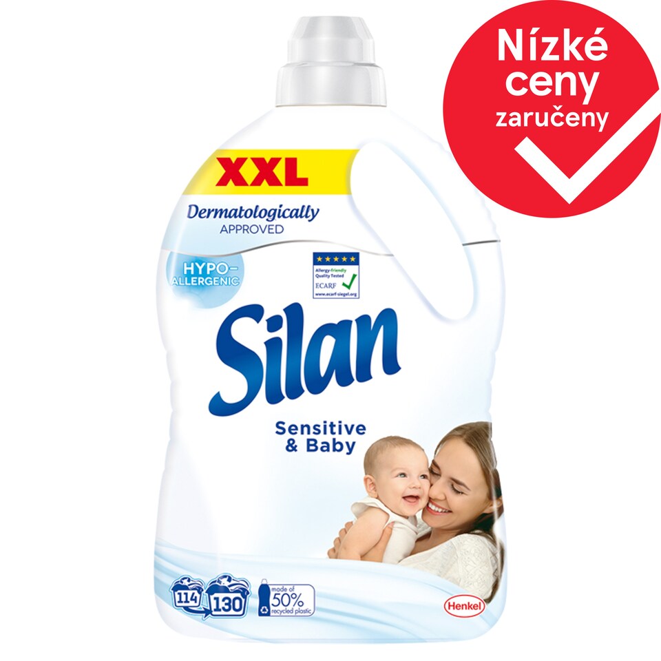 Silan aviváž Sensitive & Baby 130 praní, 2860ml
