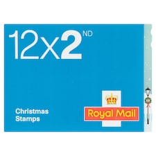 Royal Mail Christmas Stamps Second Class 12 Pack