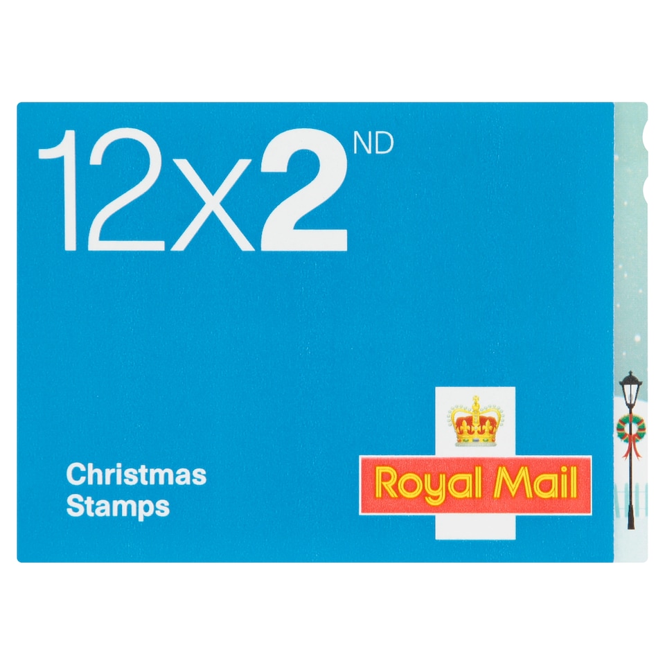 Royal Mail Christmas Stamps Second Class 12 Pack