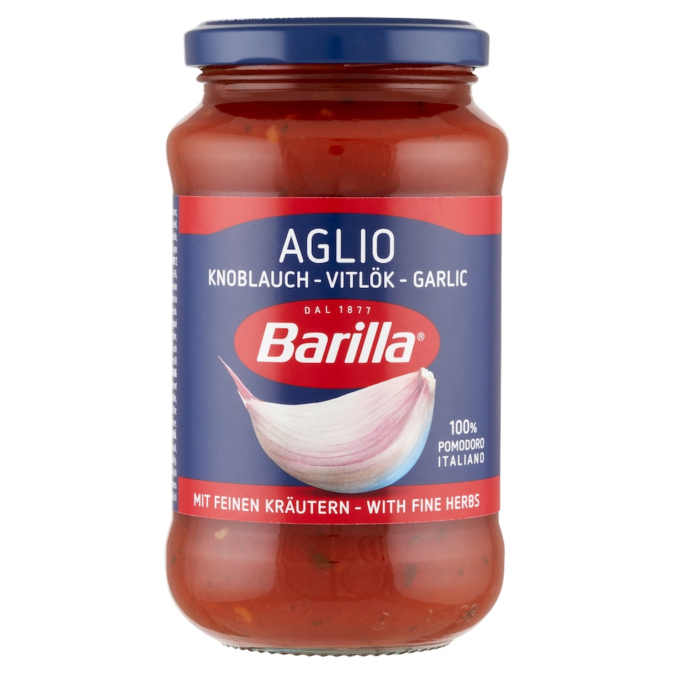 Barilla Aglio Tomato Sauce with Garlic, Red Wine and Herbs 400 g