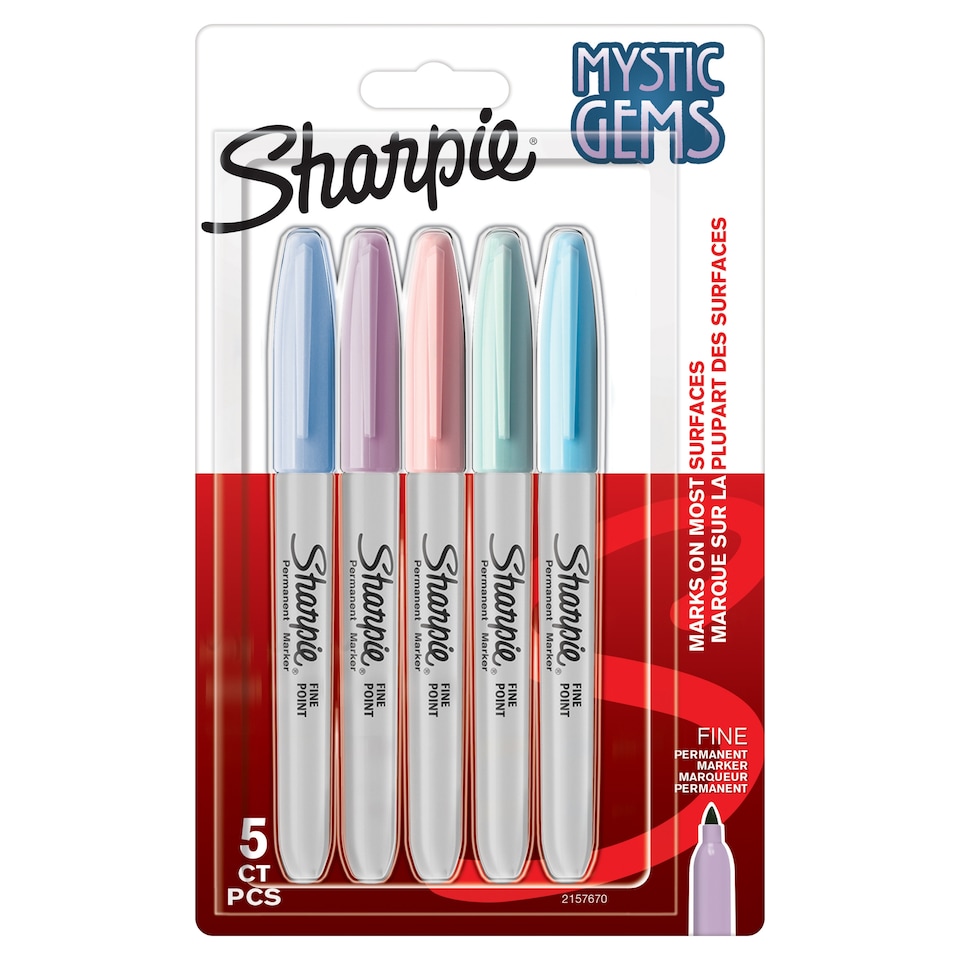 image 1 of Sharpie Markers Mystic Gems Assorted 5 Pack
