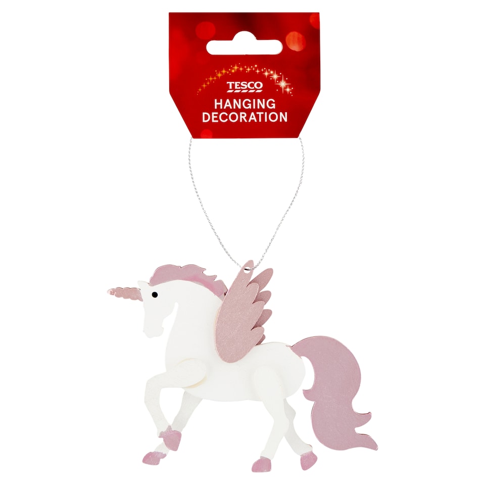 Tesco Unicorn Hanging Decoration