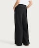 image 3 of F&F Wide Leg Drawstring Jeans in Black