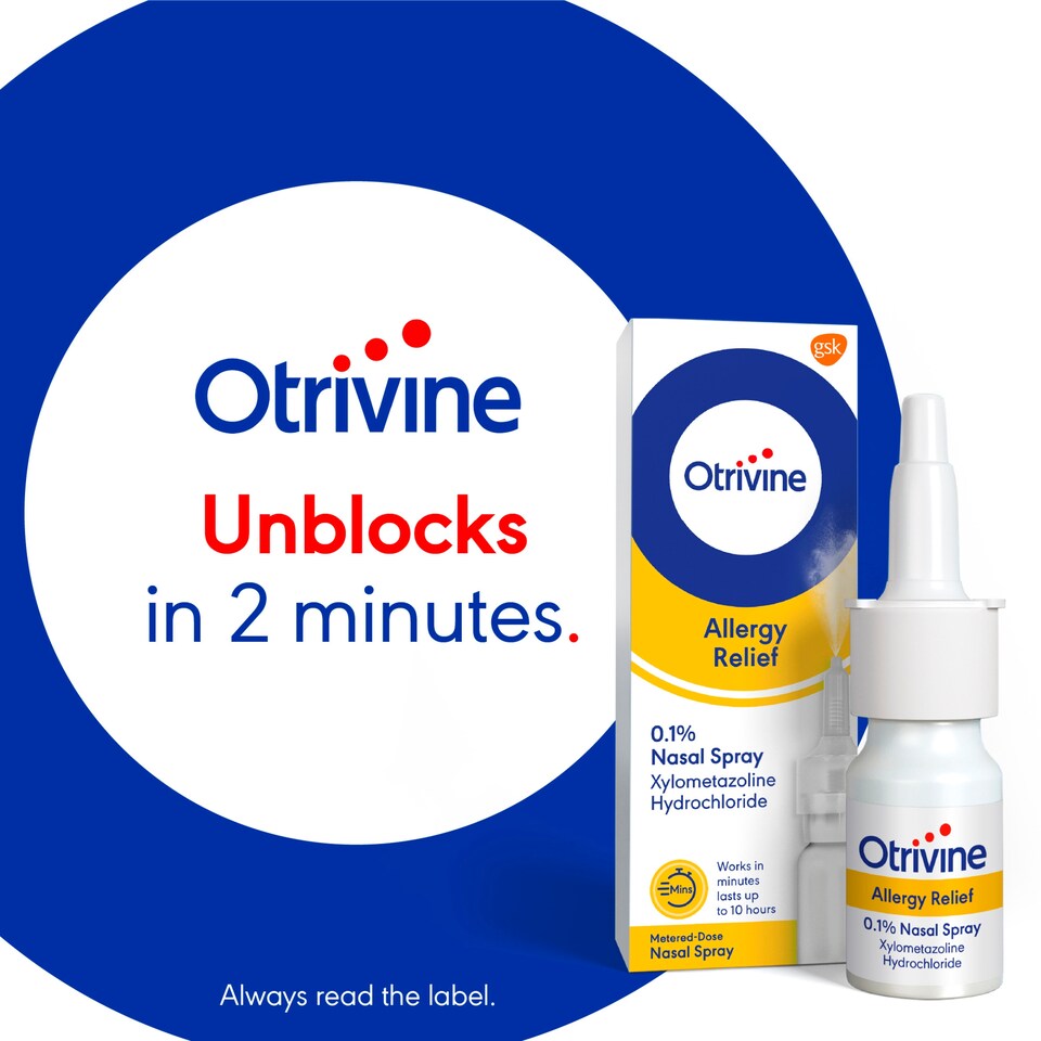 image 1 of Otrivine Allergy Relief Nasal Spray - Metered-Dose 10ml