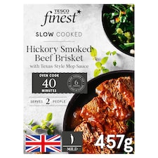 Tesco Finest Slow Cooked Hickory Smoked Beef Brisket 457g
