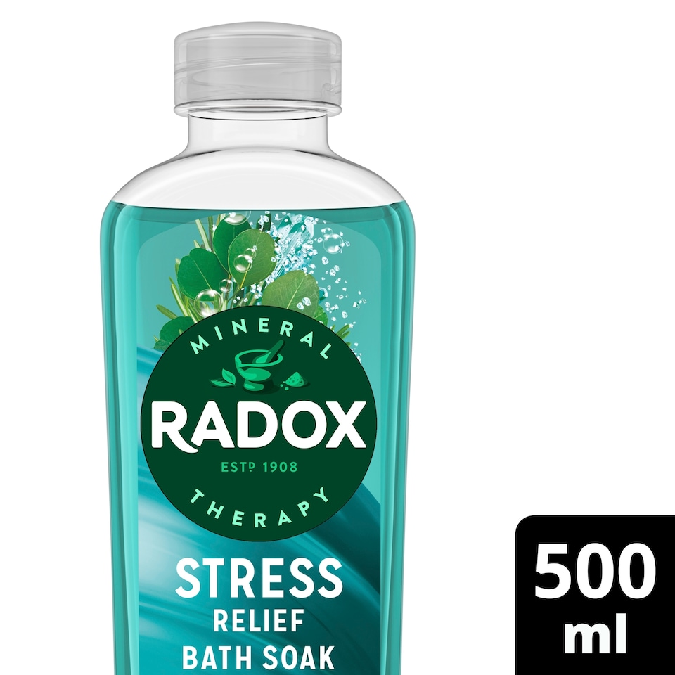 image 1 of Radox Stress Relief Bath Soak Bubble Bath 500ml