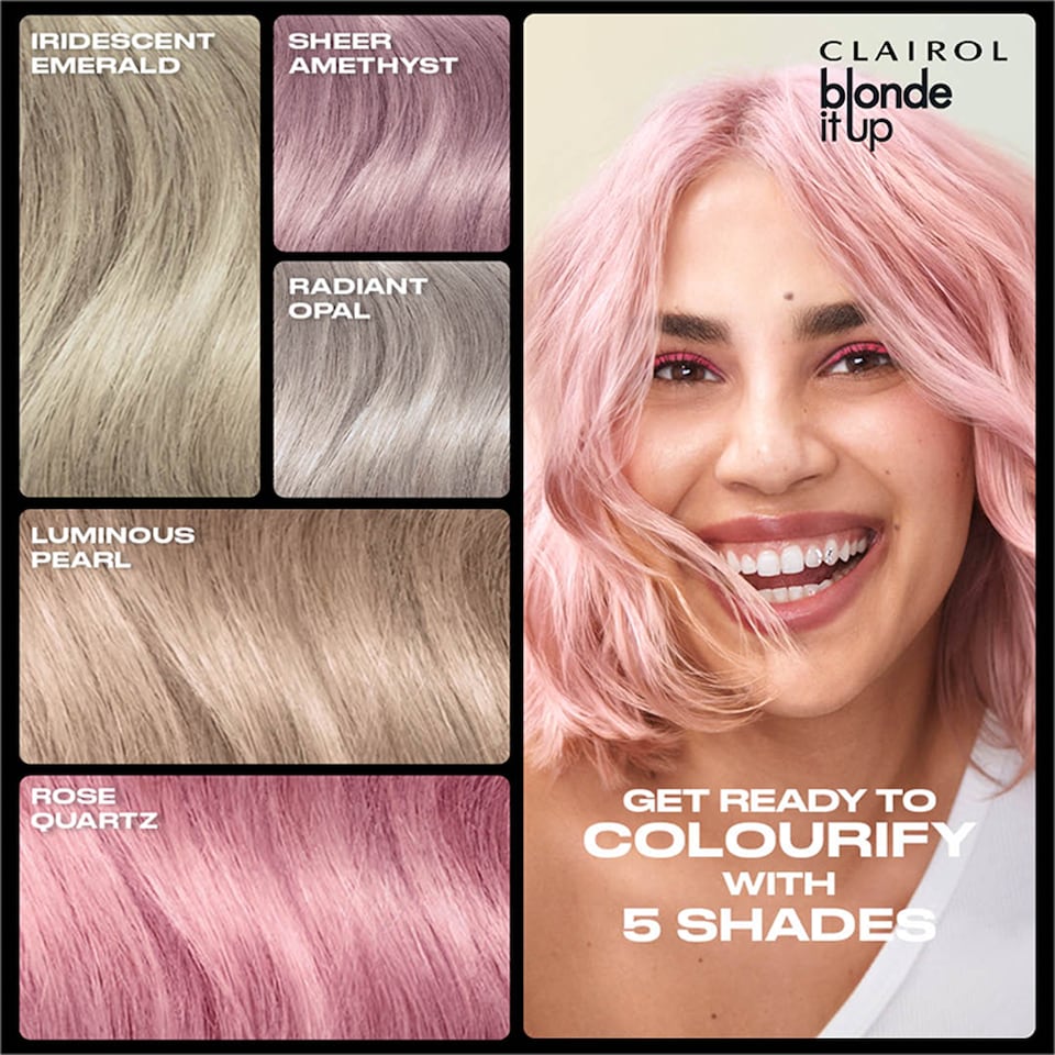 image 1 of CLAIROL BLONDE IT UP CRYSTAL GLOW TONER KIT - LUMINOUS PEARL