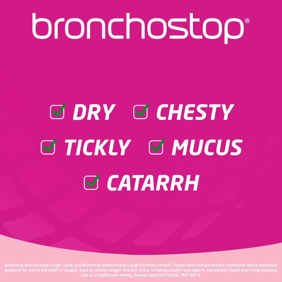 image 1 of Buttercup Bronchostop Cough Relief Syrup 120ml
