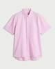 image 4 of F&F Pure Cotton Short Sleeved Oxford Shirt in Pink