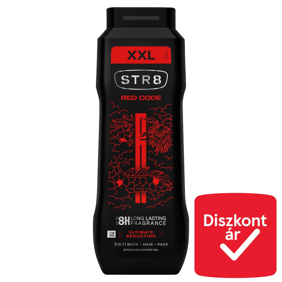 STR8 Red Code 3in1 Refreshing Shower Gel 750 ml