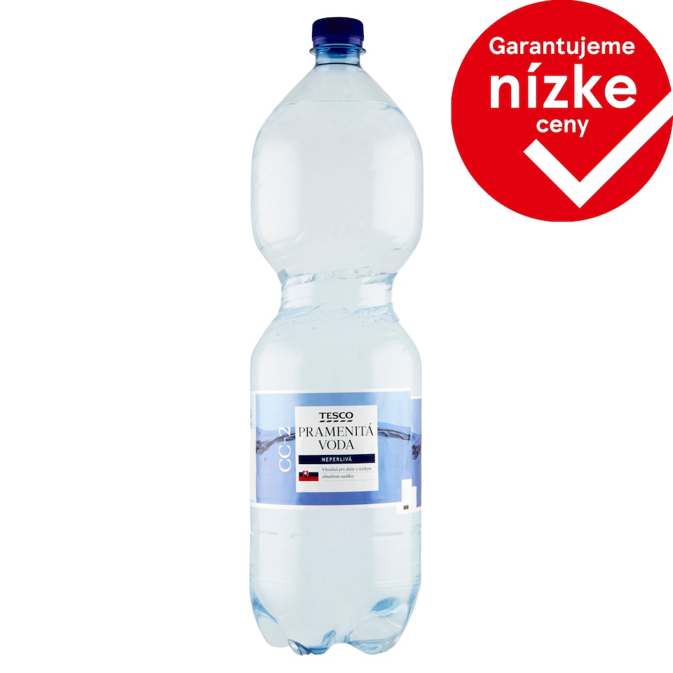 Tesco Pramenitá voda neperlivá 2 l
