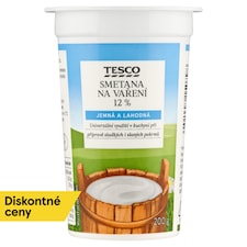 Tesco Smotana na varenie 12 % 200 g