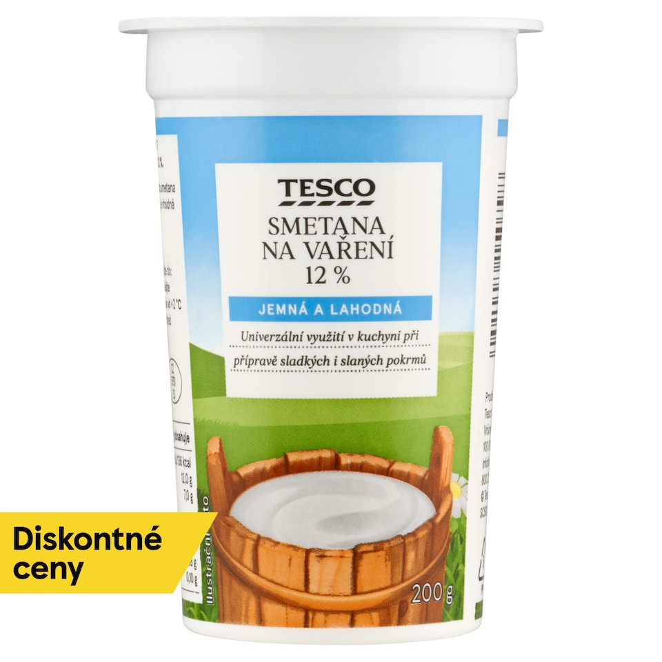 Tesco Smotana na varenie 12 % 200 g