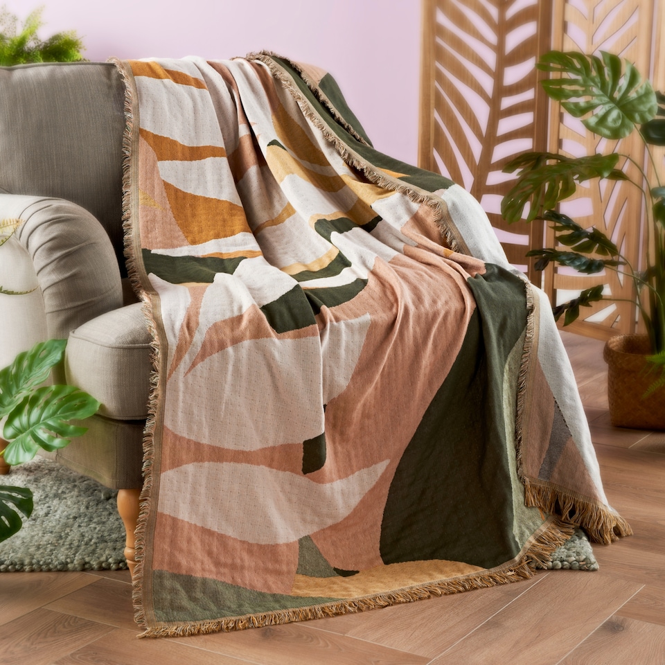 image 1 of Cosmo Living Jacquard Throw