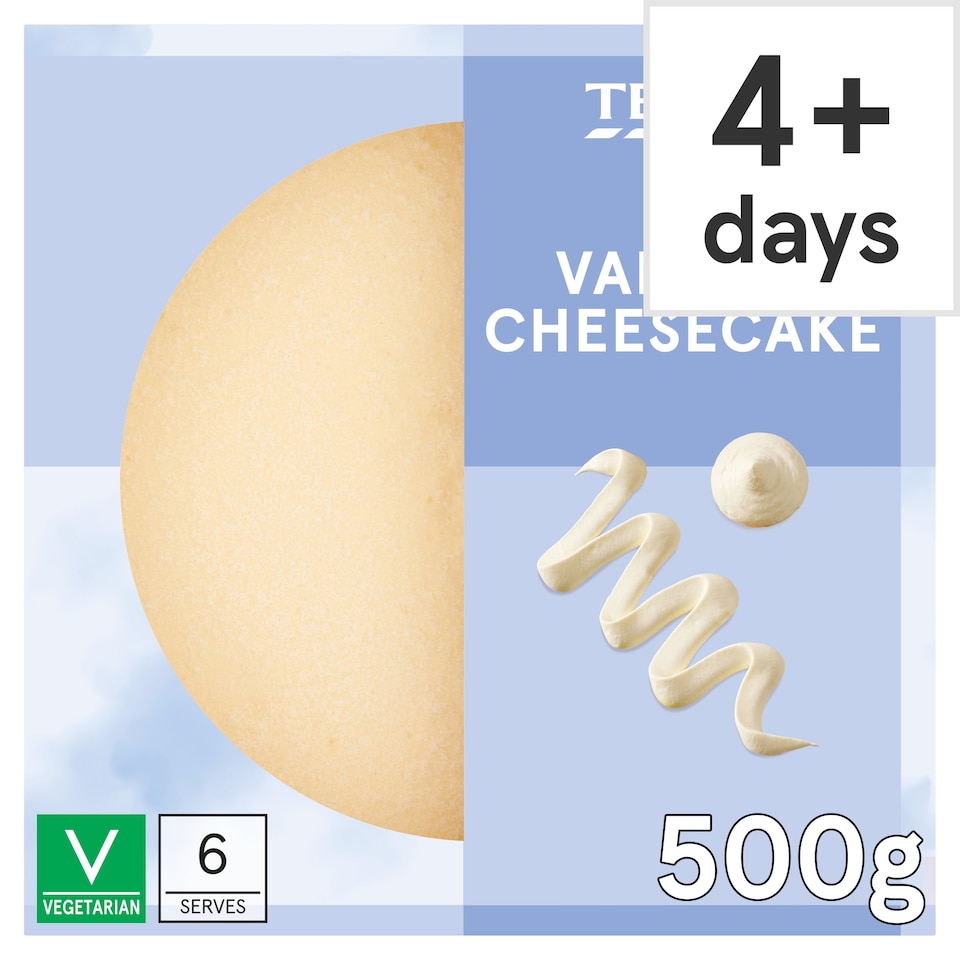 Tesco Vanilla Cheesecake 500g