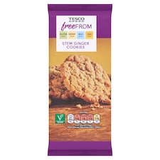 Tesco Free From Stem Ginger Cookies 150g