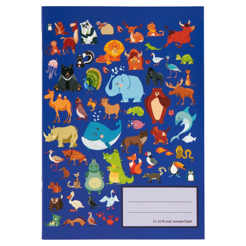 Papír Kontúr 21-32 IV. Grade Lined Exercise Book