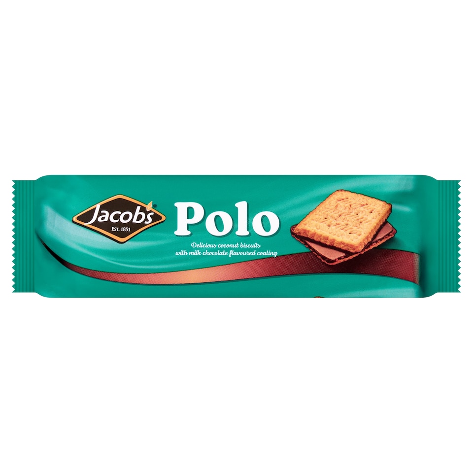 Jacobs Coconut Biscuits Half Coated In Milk-Cocoa Coating 150g