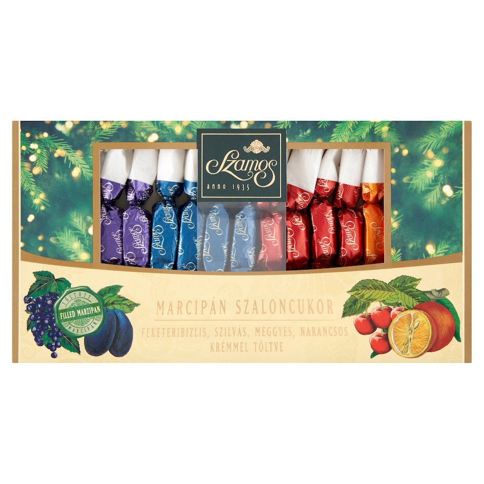 Szamos töltött marcipán szaloncukor válogatás 150 g