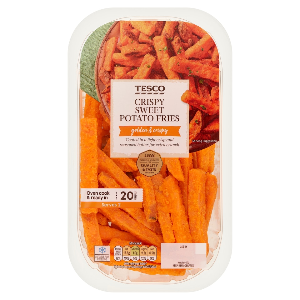 Tesco Crispy Sweet Potato Fries 300G