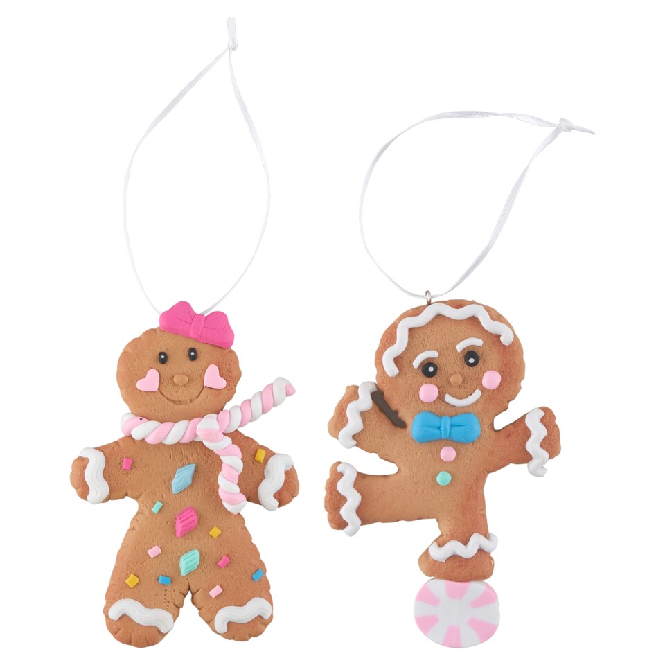 Festive Magic Hanging Gingerbread Decoration