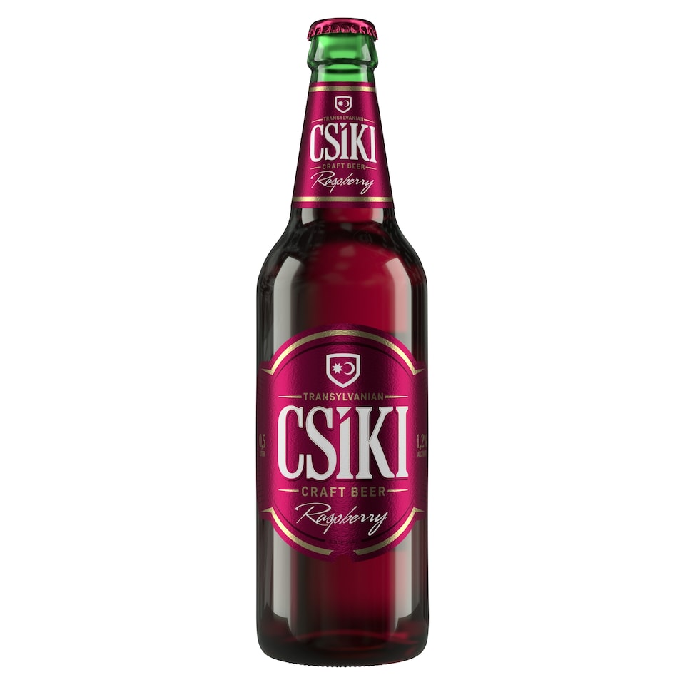 Csíki Raspberry világos sör és üdítőital keverék 1,2% 500 ml