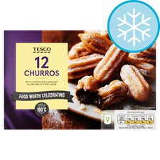 Tesco Choc & Hazelnut Churros 220g