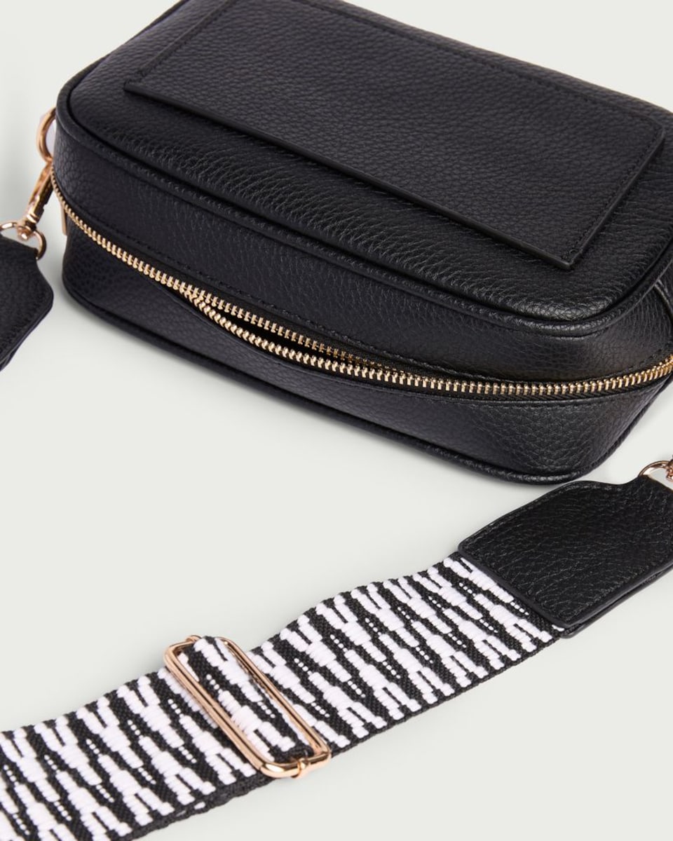 image 1 of SACHA Crossbody Camera Bag in Black