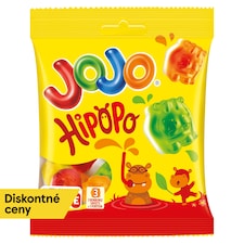 JOJO Hippos Jelly Candies with Fruit Flavors with Filling 80 g