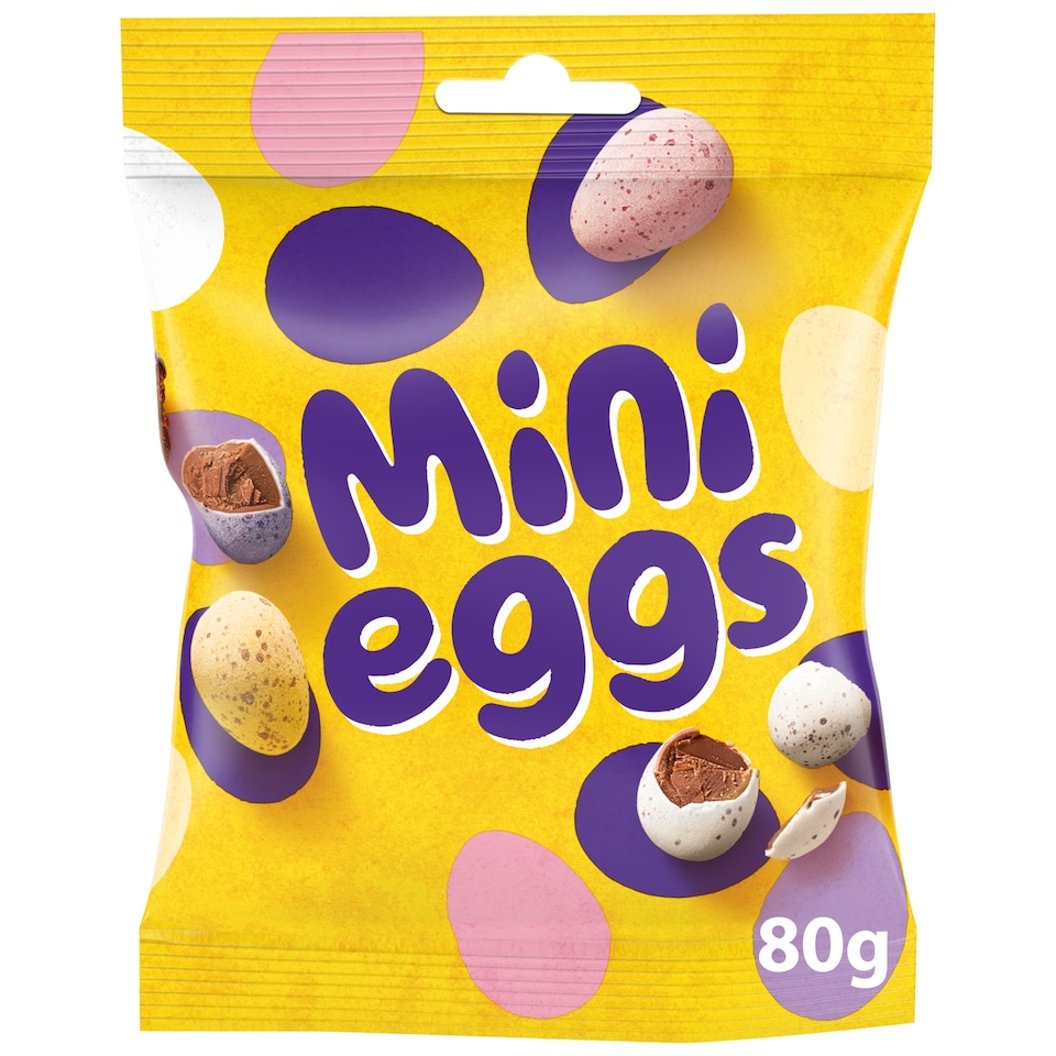 Cadbury Mini Eggs Chocolate Eggs Bag 80G