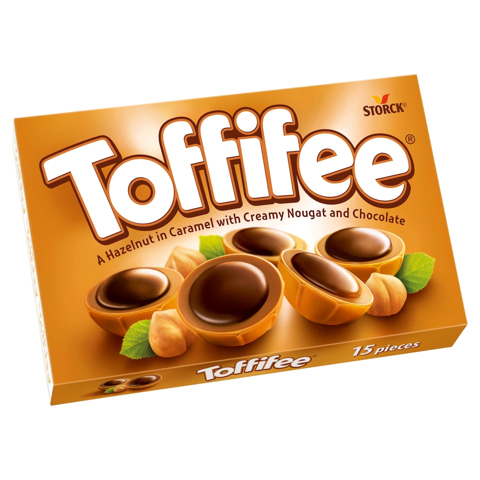 Toffifee Celé jadro lieskového orieška v karameli s nugátovým krémom a čokoládou 125 g