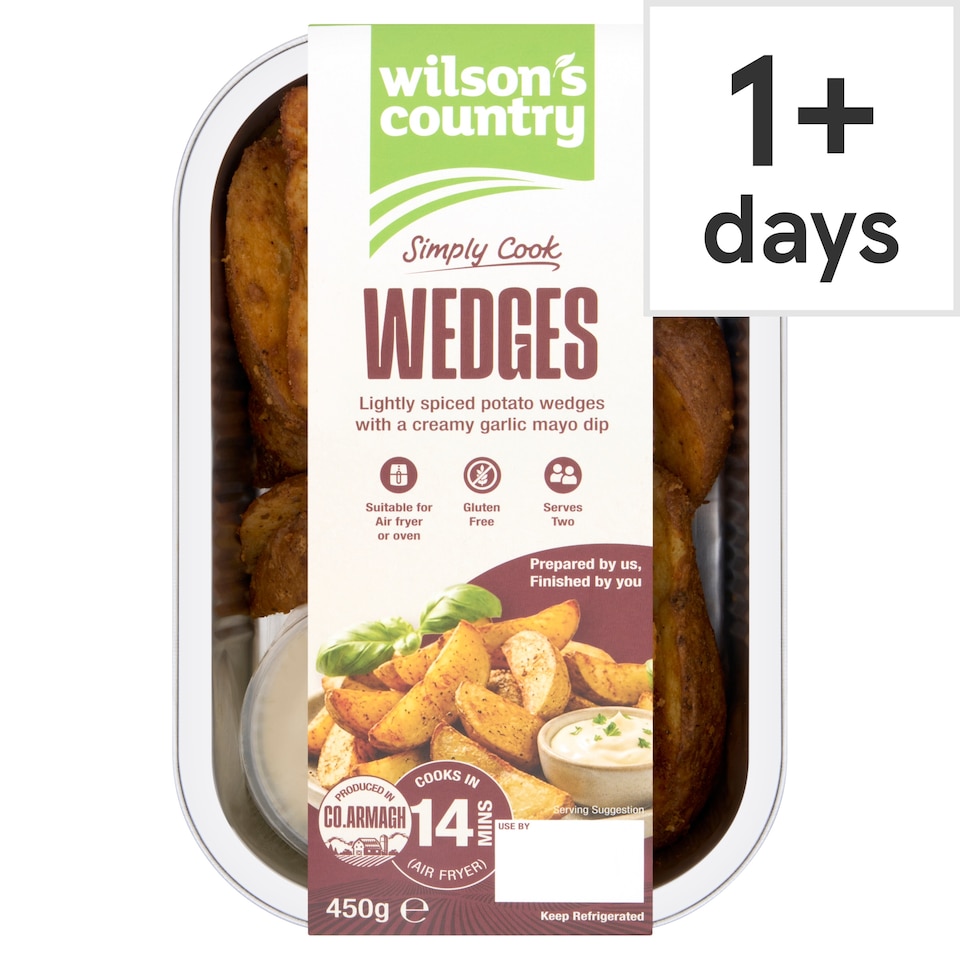 Wilson's Country Potato Wedges with dip 450g