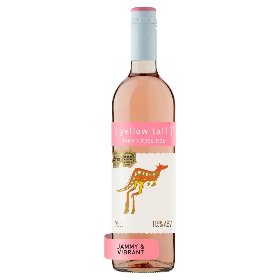 image 1 of Yellow Tail Jammy Rose Roo Wine 750Ml