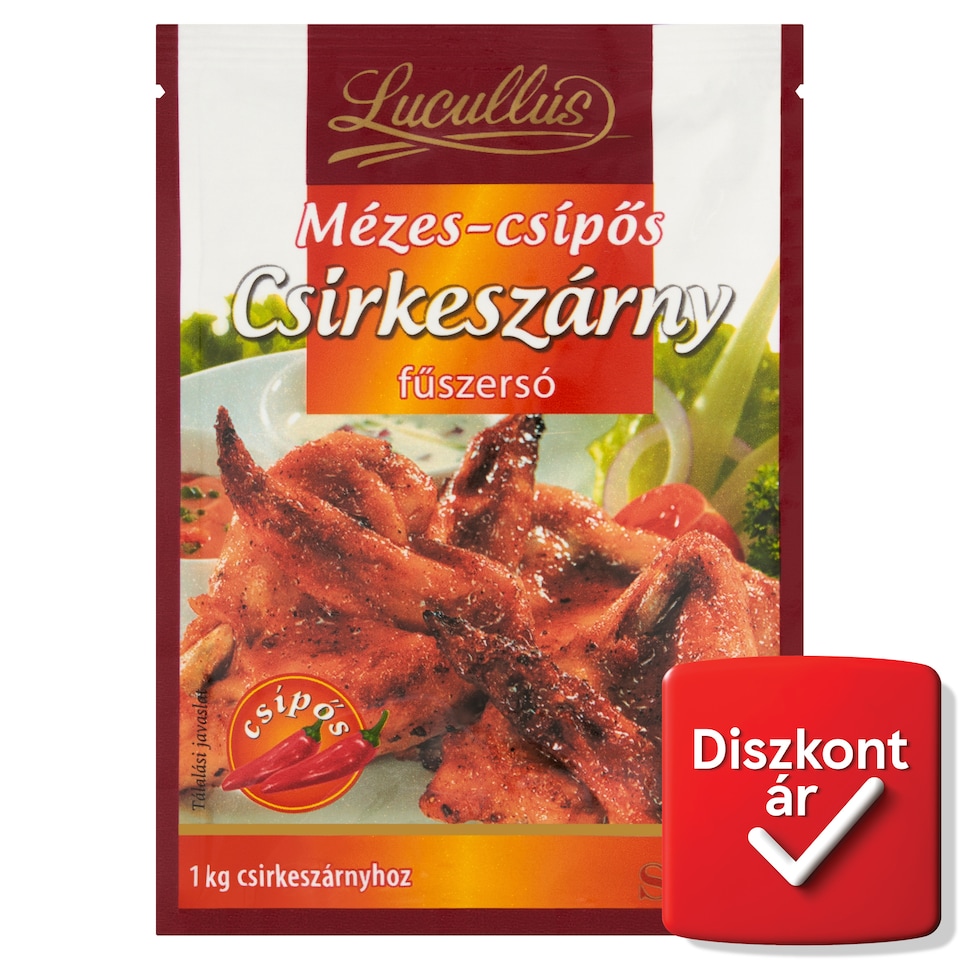 Lucullus mézes-csípős csirkeszárny fűszersó 48 g