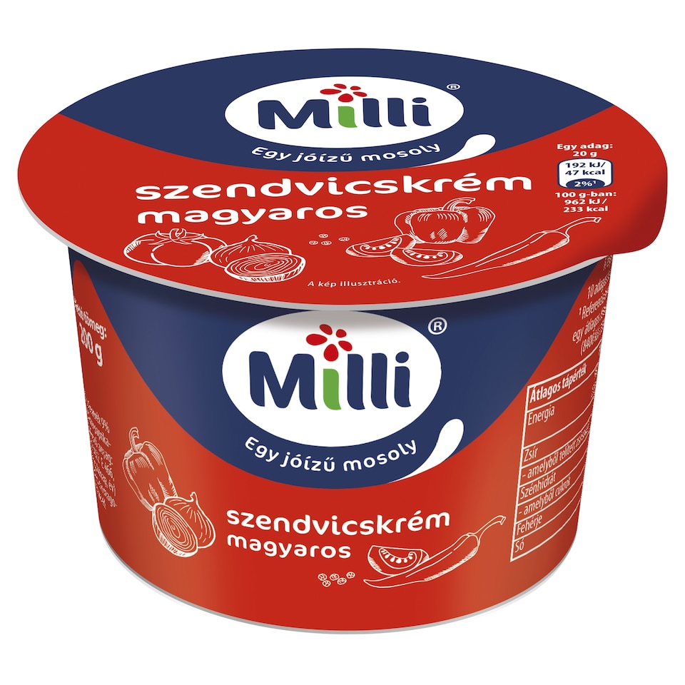 Milli magyaros szendvicskrém 200 g