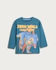 image 4 of Jurassic World Chaos Theory Pure Cotton Long Sleeved Top in Blue