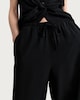image 2 of F&F Wide Leg Drawstring Co-ord Trousers in Black