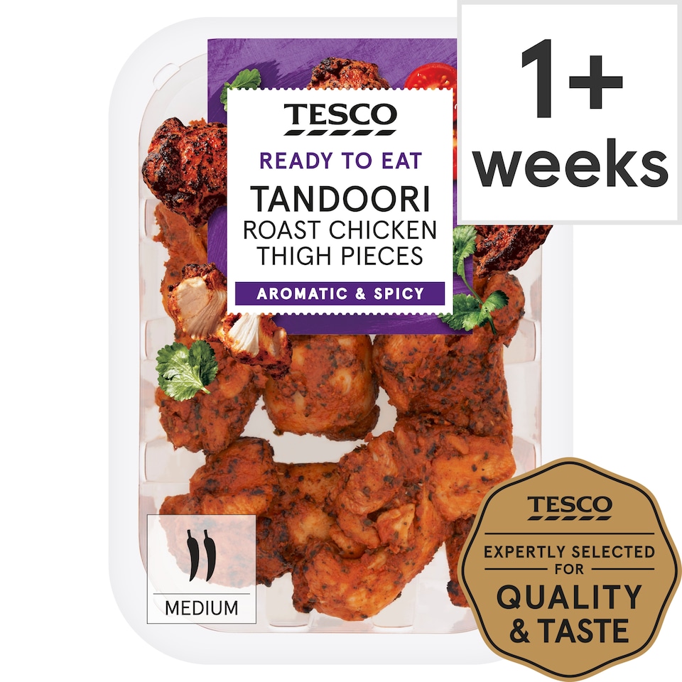 Tesco Tandoori Chicken Thigh Pieces 180G