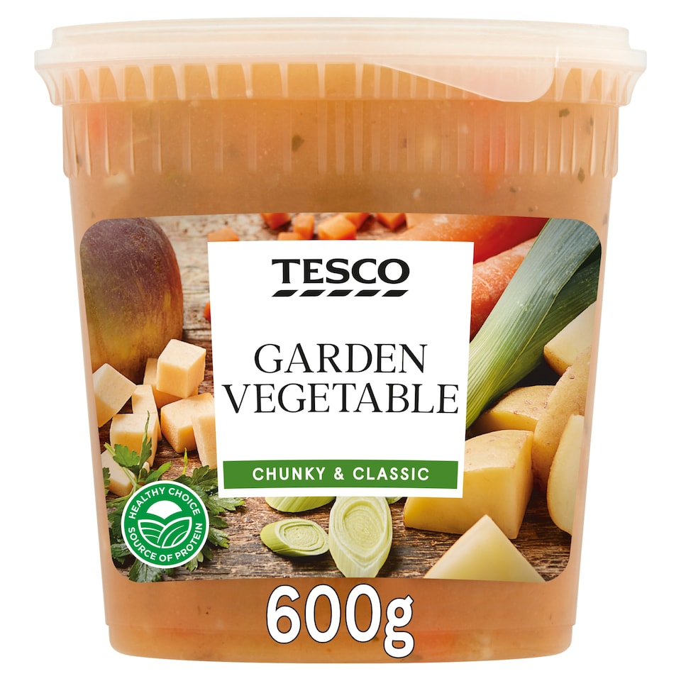 Tesco Vegetable Soup 600G