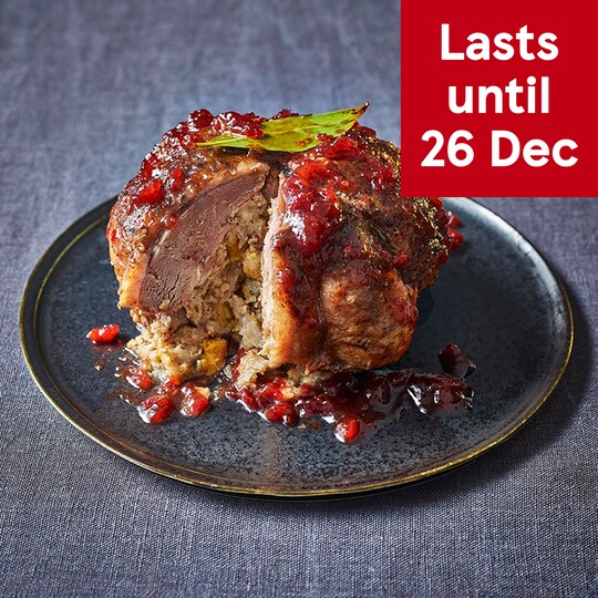 Tesco Finest Slow Cooked Duck Joint with Pork, Winter Fruits & Brandy