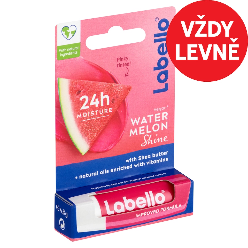 Labello Watermelon Shine Tónovací balzám na rty 4,8g