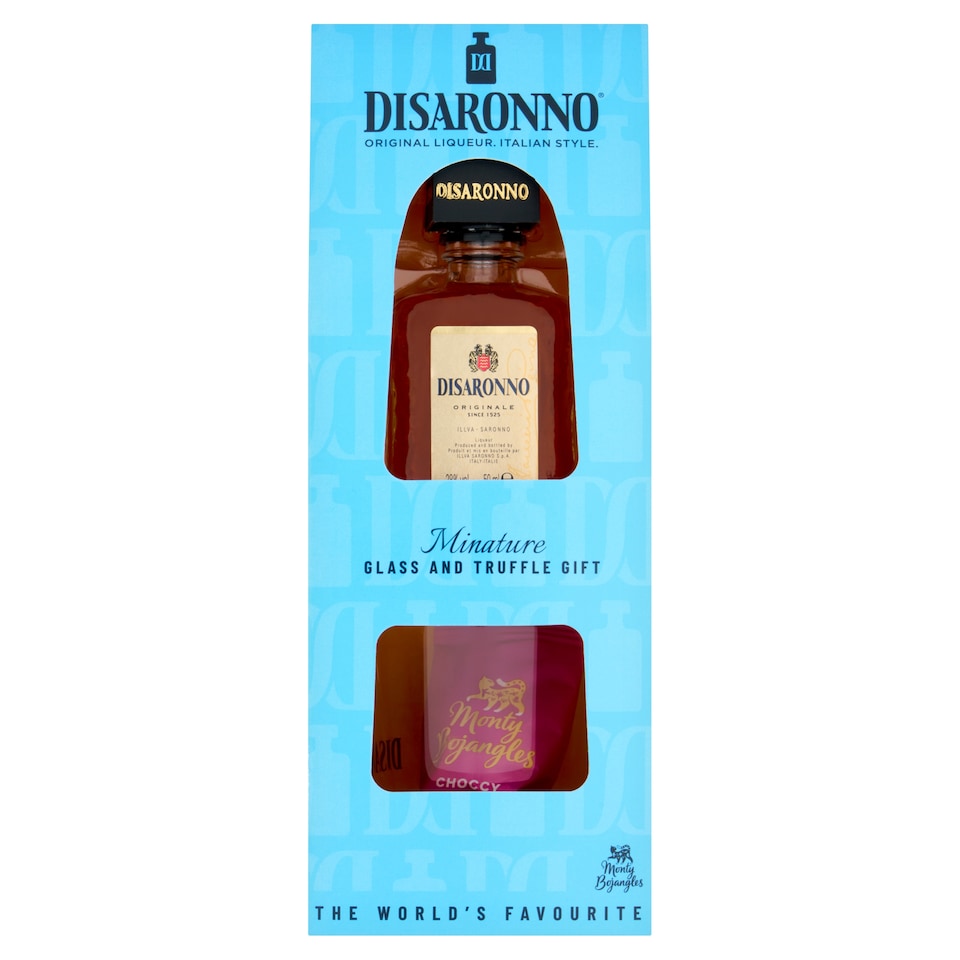 Disaronno Mini Tumbler & Monty Truffle Gift Set