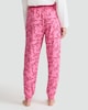 image 3 of F&F Pure Cotton Bow Print Pyjama Bottoms in Pink